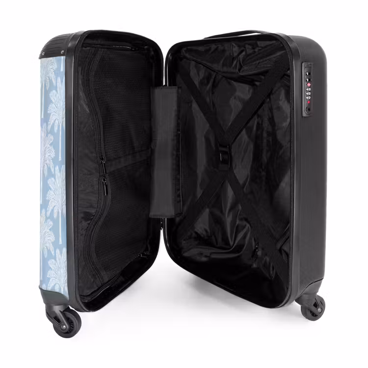 Valise - Palmier - Moderne - Bleu — 5