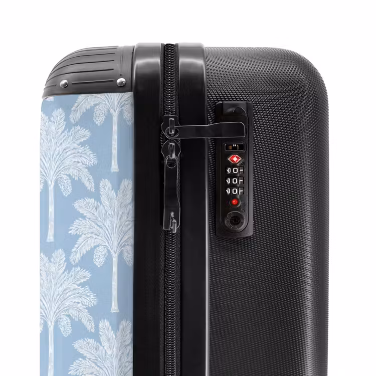 Valise - Palmier - Moderne - Bleu — 6