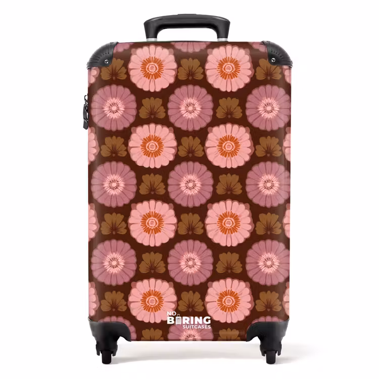 Valise - Retro - Daisy - Pink — 1