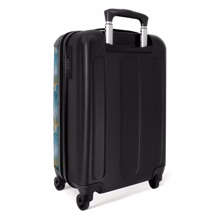 Valise - Symétrique - Motif - Bleu — 4