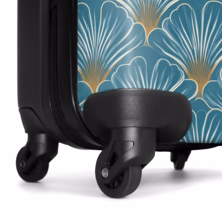 Valise - Symétrique - Motif - Bleu — 7