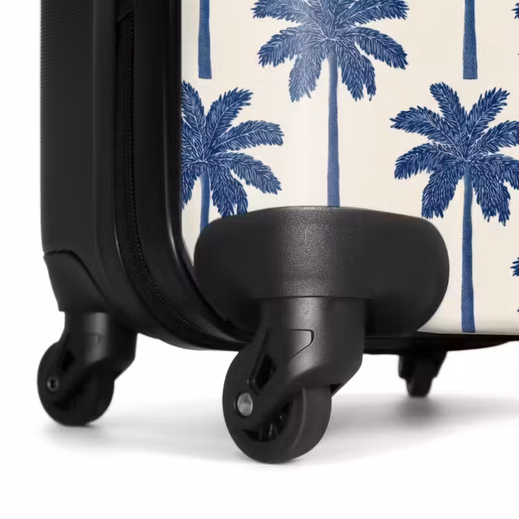 Valise - Symétrique - Palmier - Bleu — 7