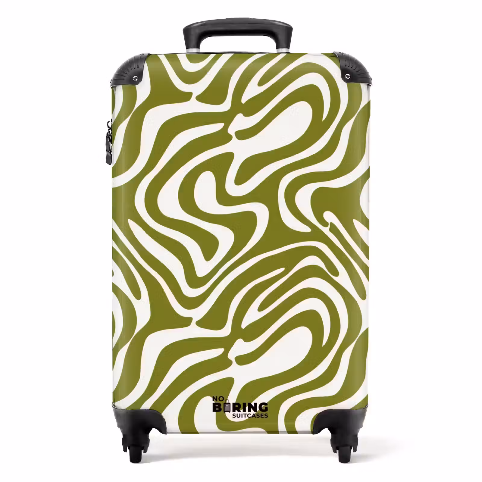 Valise - Motif de ligne - Vert - Organic — 1