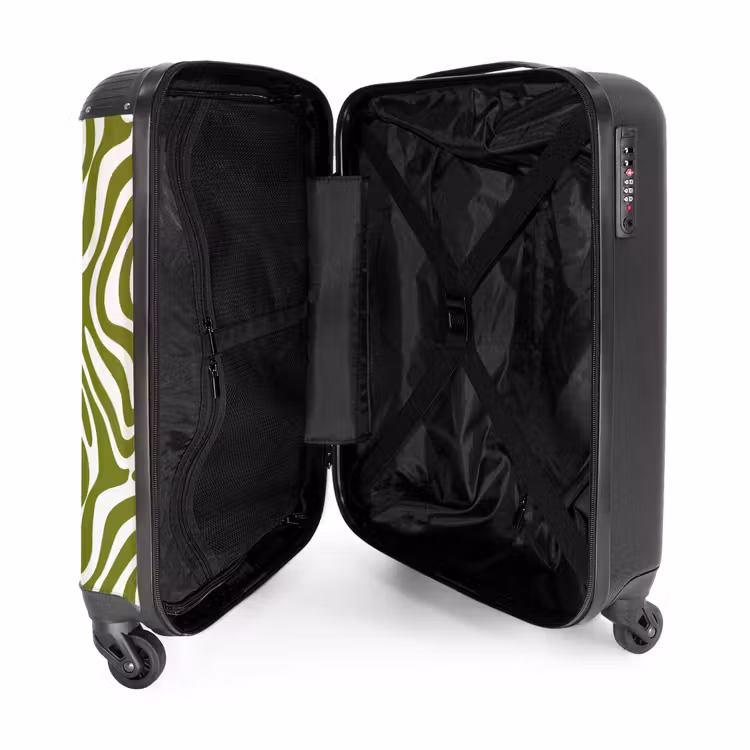 Valise - Motif de ligne - Vert - Organic — 5