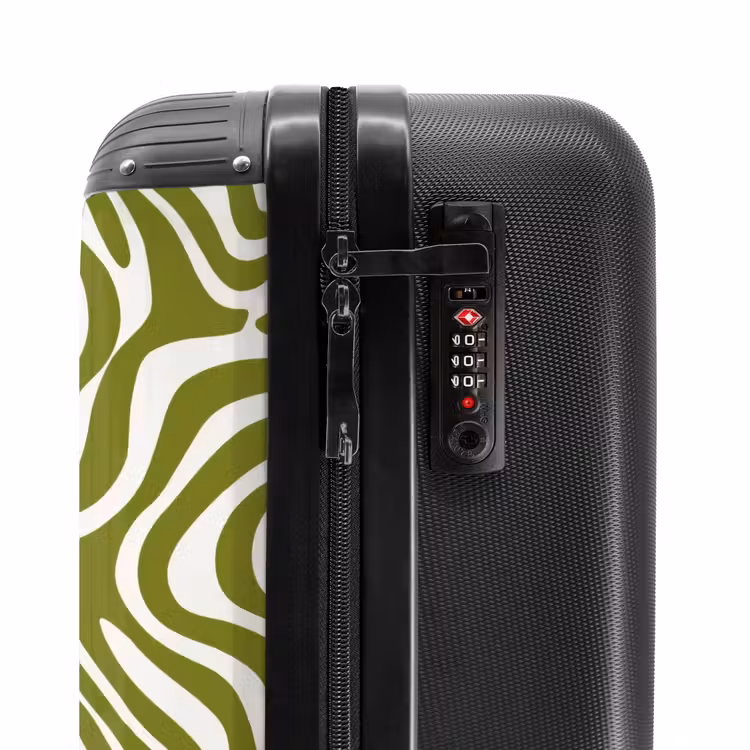Valise - Motif de ligne - Vert - Organic — 6