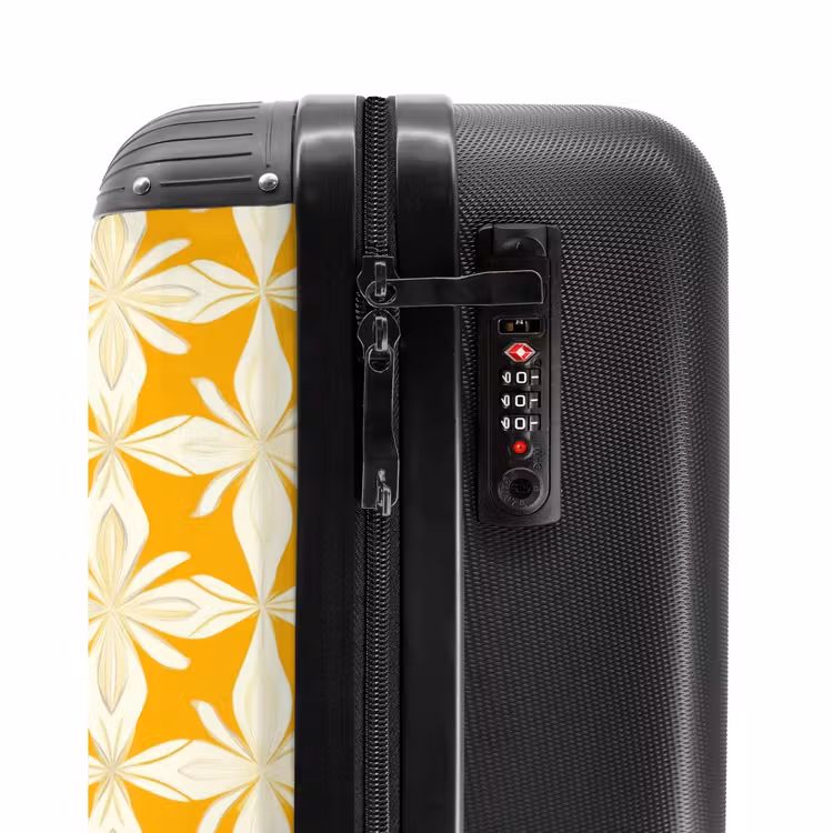 Valise - Motif - Rétro - Jaune — 6