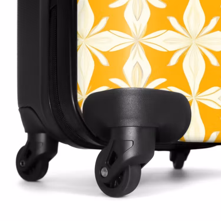 Valise - Motif - Rétro - Jaune — 7