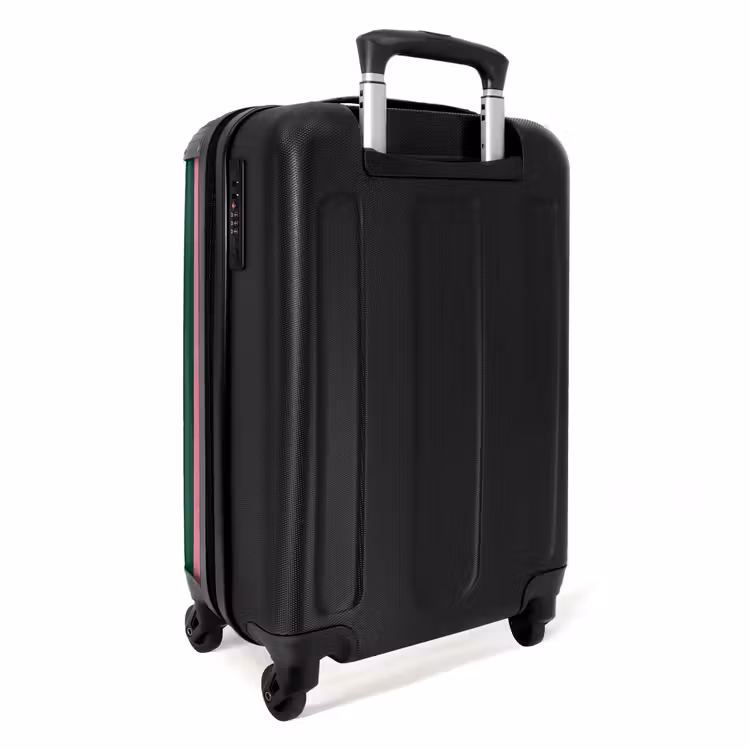 Valise - Rayures verticales - Vert - Rose — 4