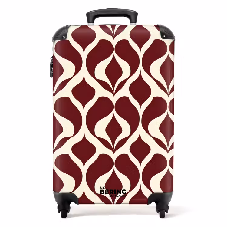 Valise - Rouge - Drop pattern - Graphic — 1