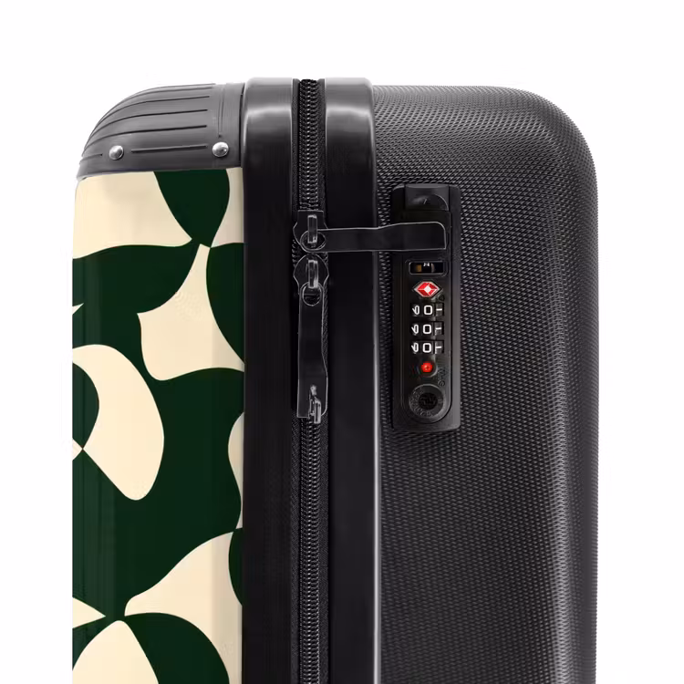 Valise - Vert - Surfaces organiques - Crème — 6