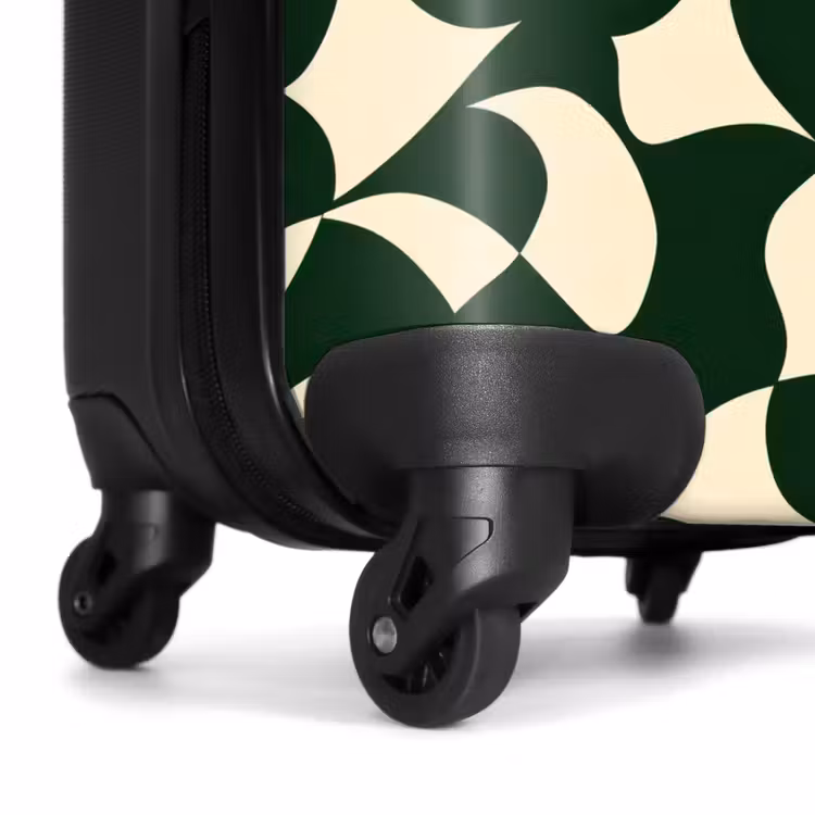Valise - Vert - Surfaces organiques - Crème — 7