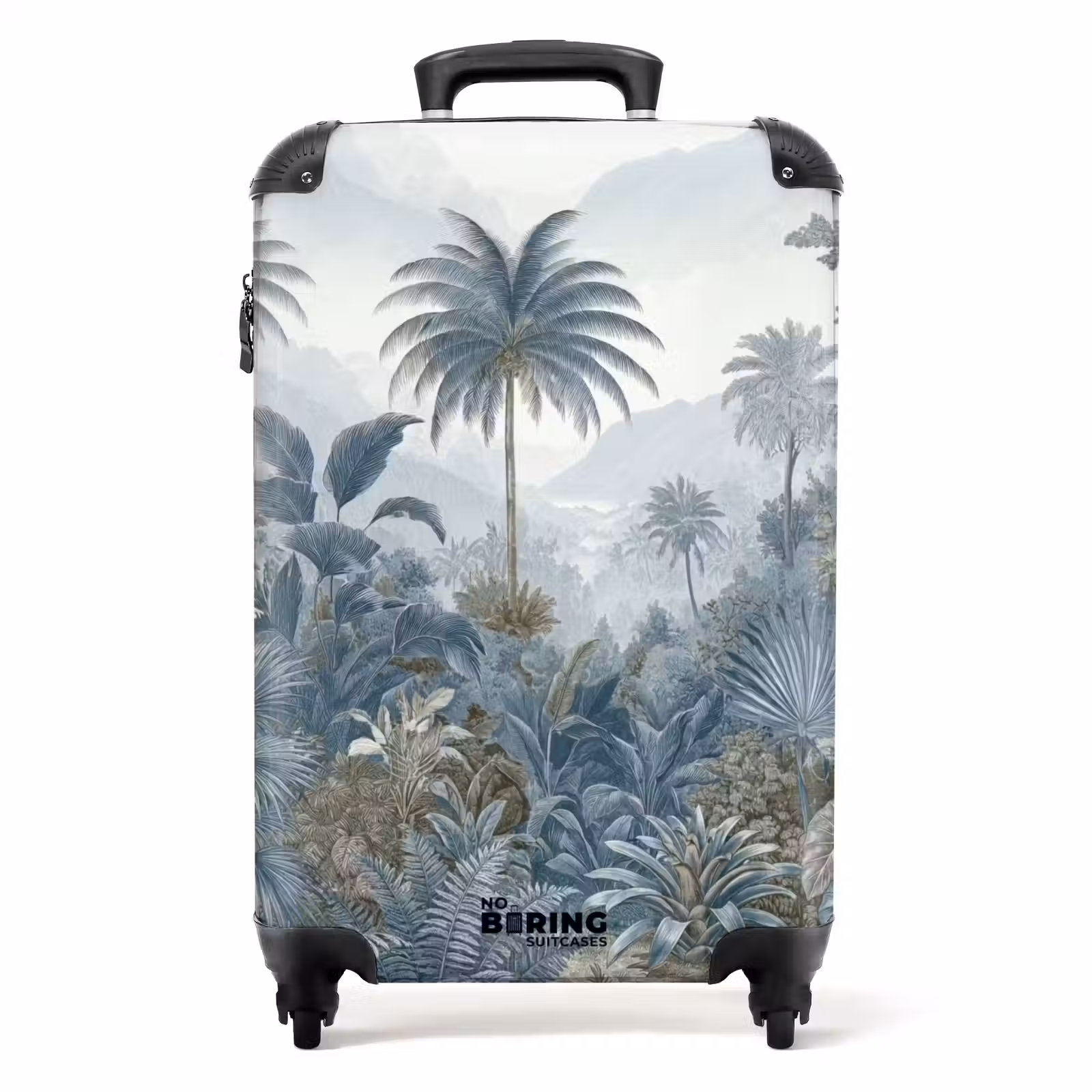 Valise - Jungle - Moderne - Bleu - Vert — 1