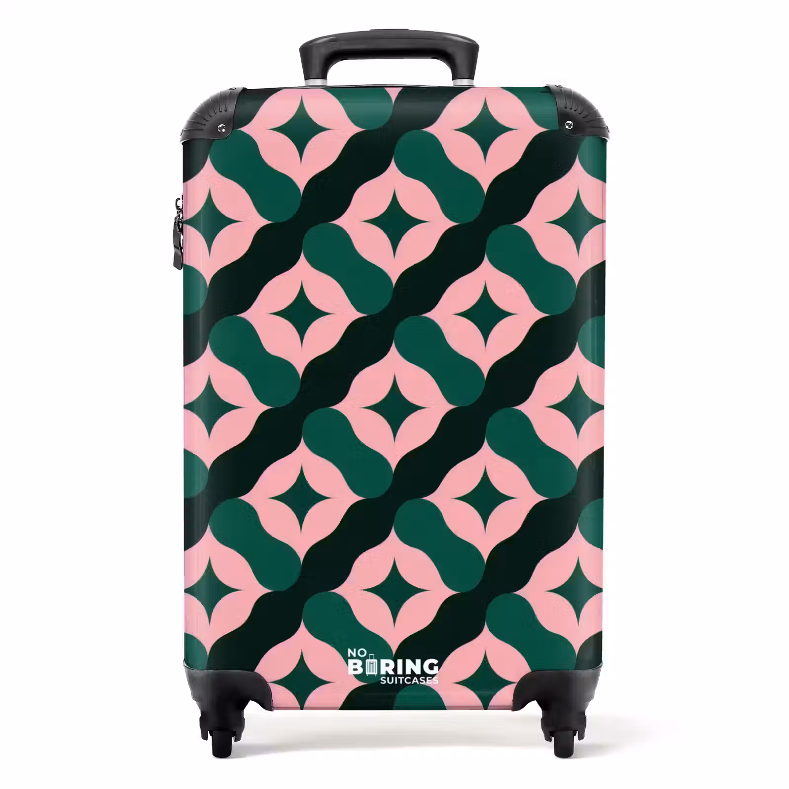 Valise - Vert - Rose - Rétro - Étoiles — 1