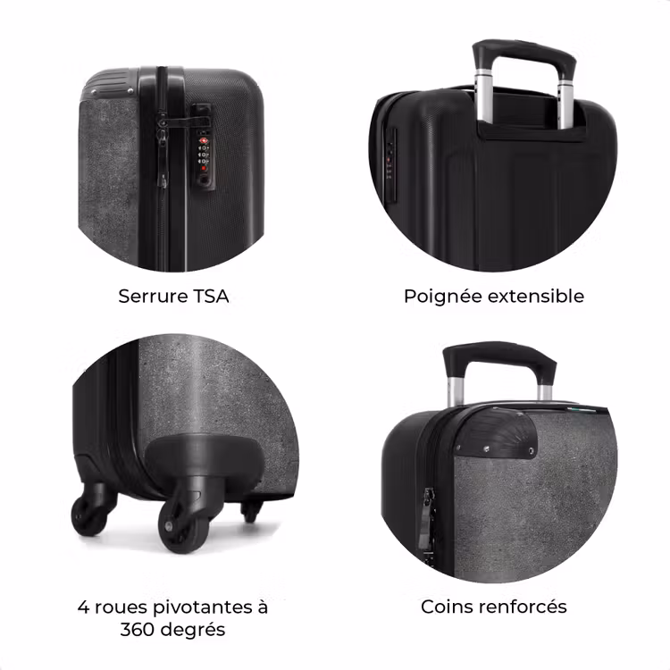 Valise - Gris foncé - Brut - Béton — 8