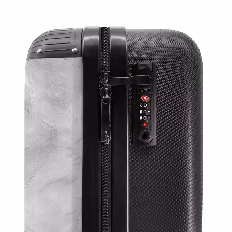 Valise - Gris - Marbre - Mat — 6