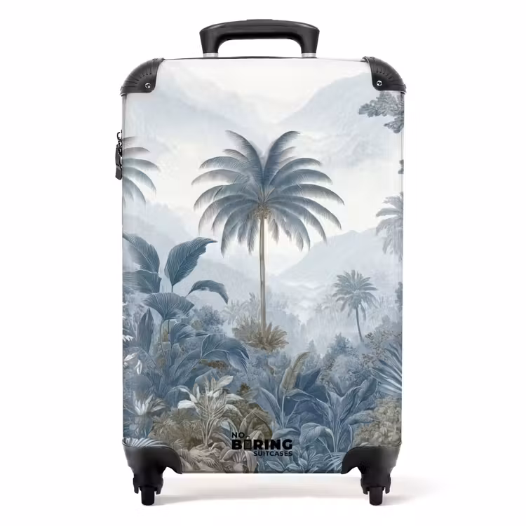 Valise - Jungle - Paysage - Bleu — 1