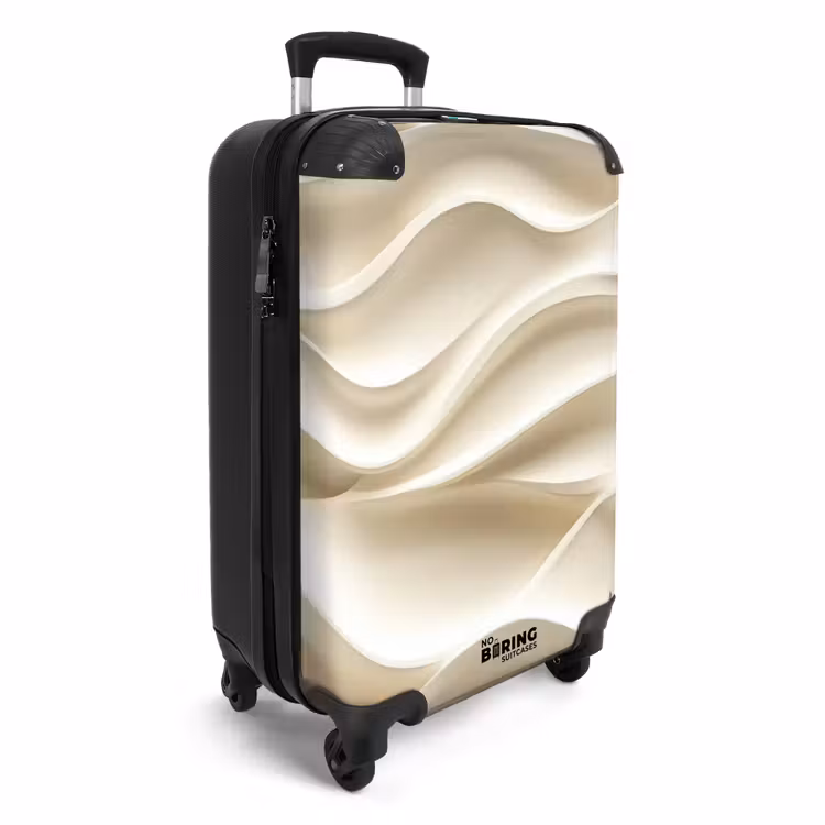 Valise - Lignes - Ondulées - Crème — 2