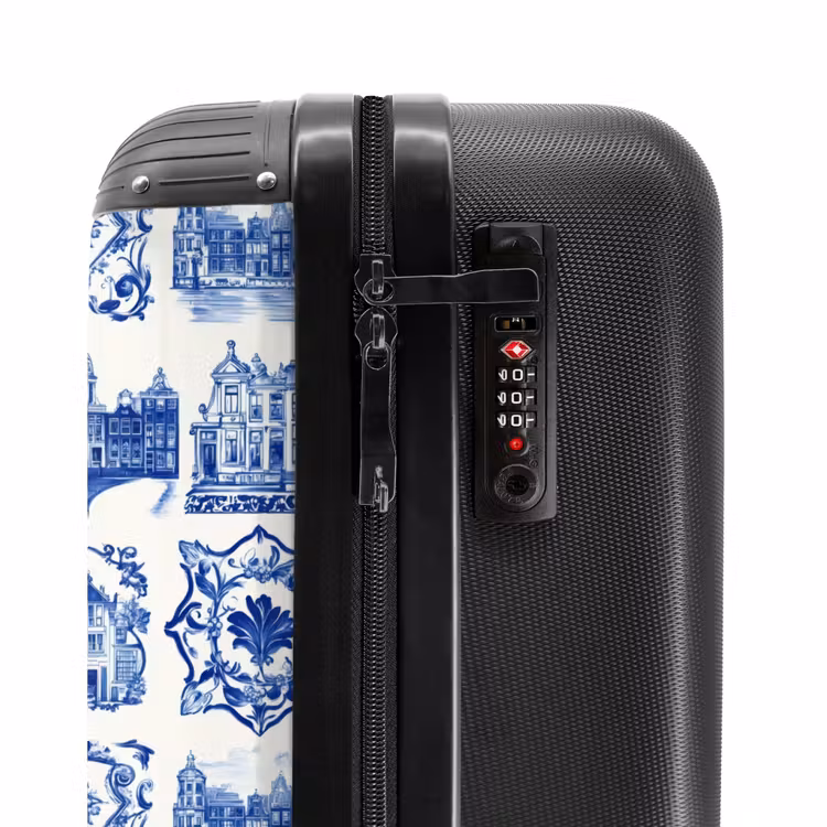 Valise - Maisons - Navires - Bleu — 6