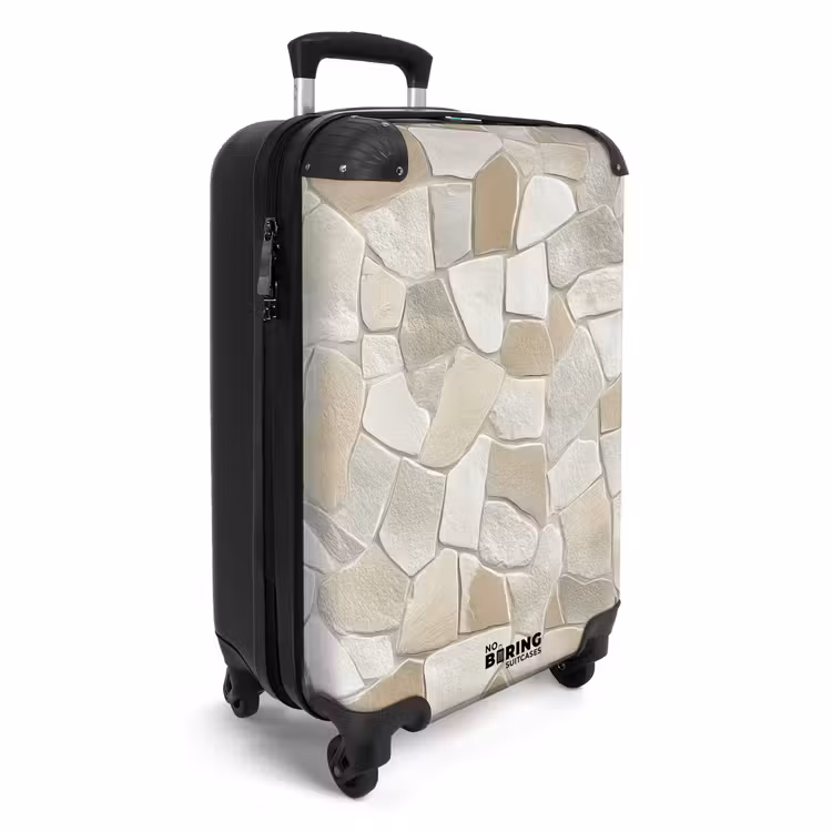 Valise - Mosaïque - Pierres - Beige — 2