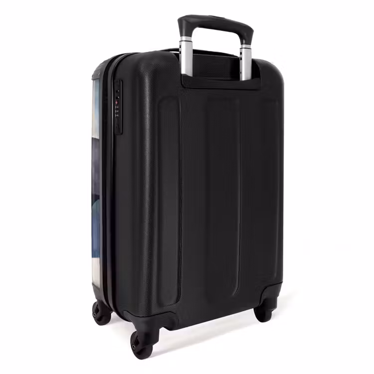 Valise - Motif - Bleu - Carrés — 4