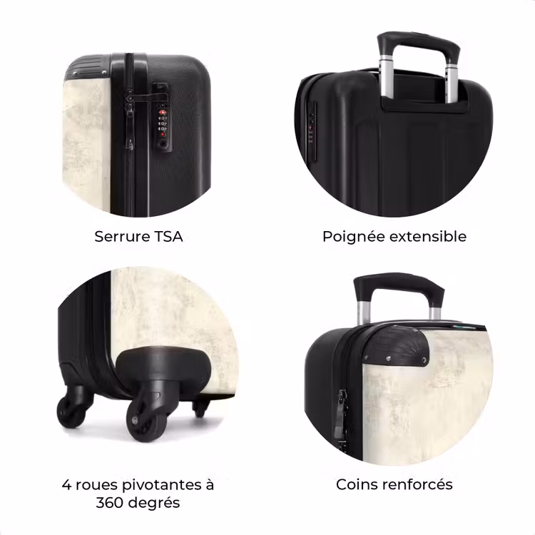 Valise - Motif - Organic - Beige — 8