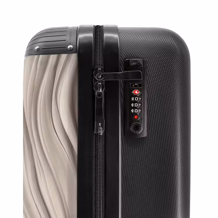 Valise - Ondes - 3D - Crème — 6