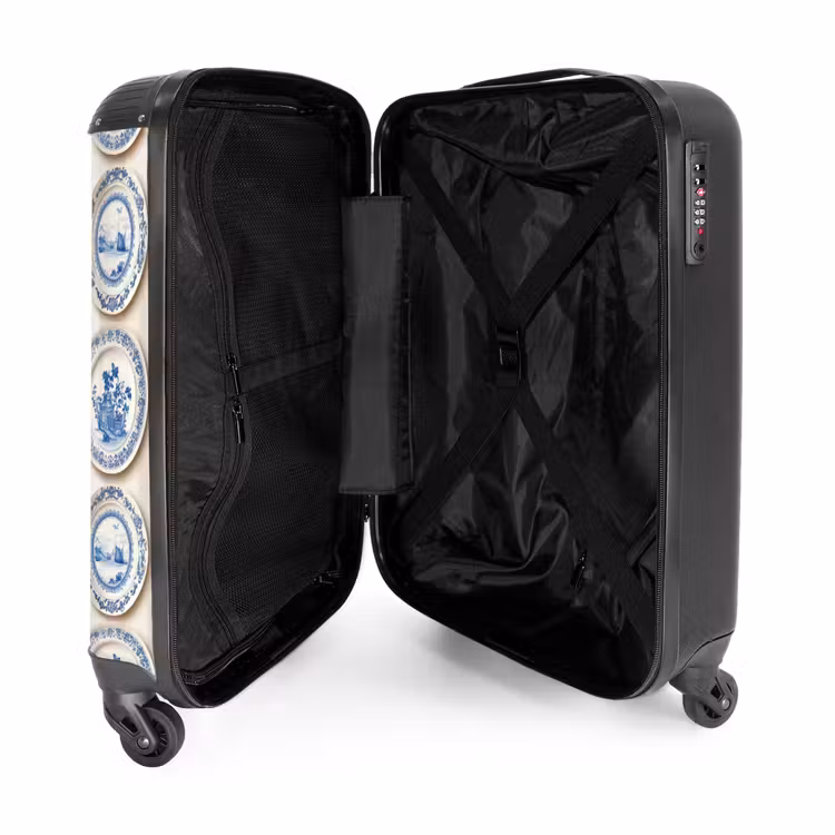 Valise - Panneaux - Arbres - Plantes - Bleu — 5