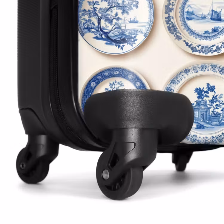 Valise - Panneaux - Arbres - Plantes - Bleu — 7