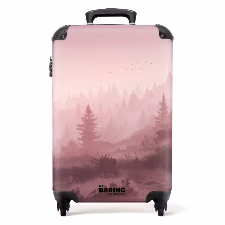 Valise - Paysage - Brumeux - Rose — 1