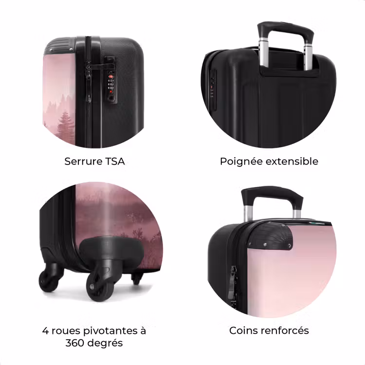 Valise - Paysage - Brumeux - Rose — 8
