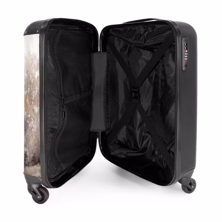 Valise - Paysage fluvial - Minimaliste - Tons de terre — 5