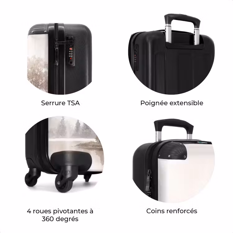 Valise - Paysage fluvial - Minimaliste - Tons de terre — 8
