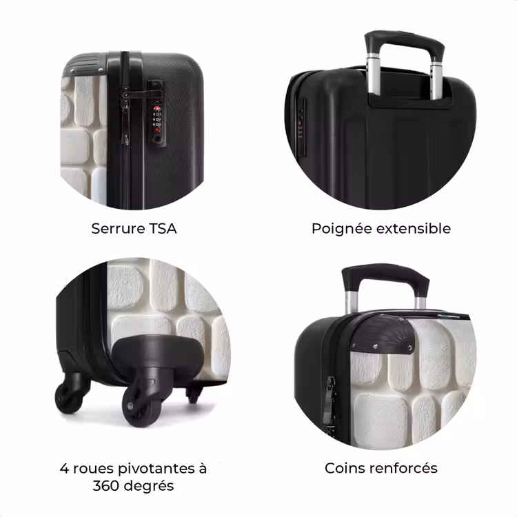 Valise - Relief - Texture - Blanc — 8