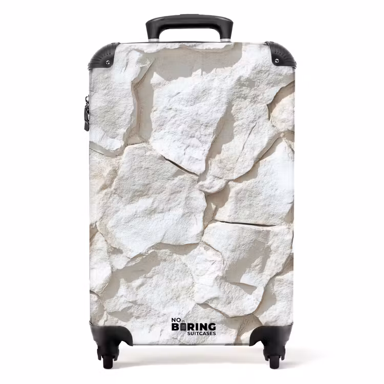 Valise - Structure - Rock - Blanc — 1