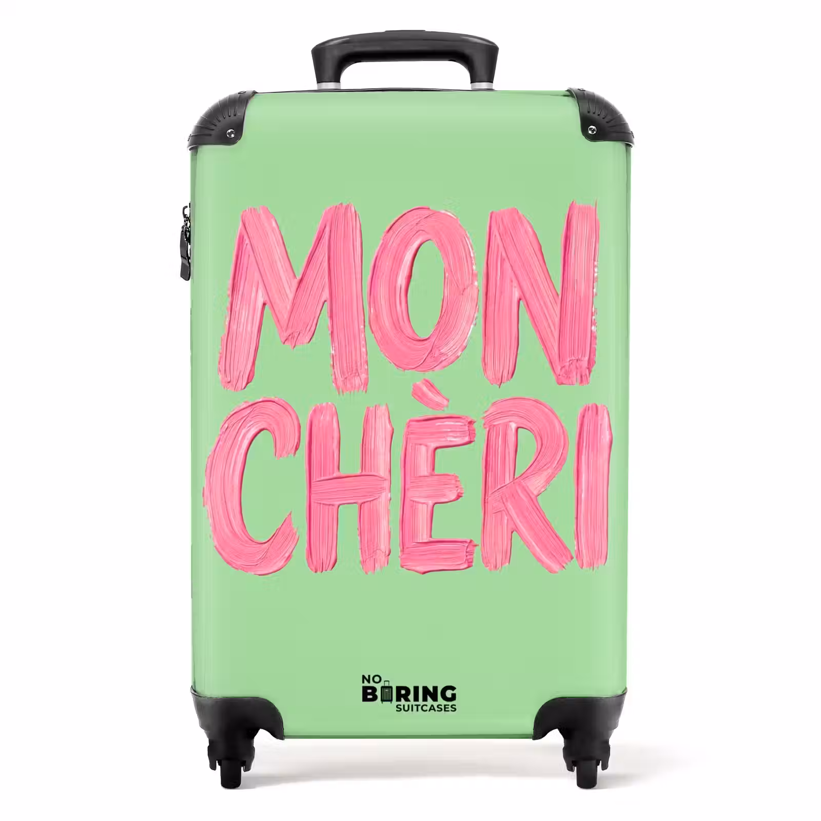 Valise - Mon cheri - Vert - Rose — 1
