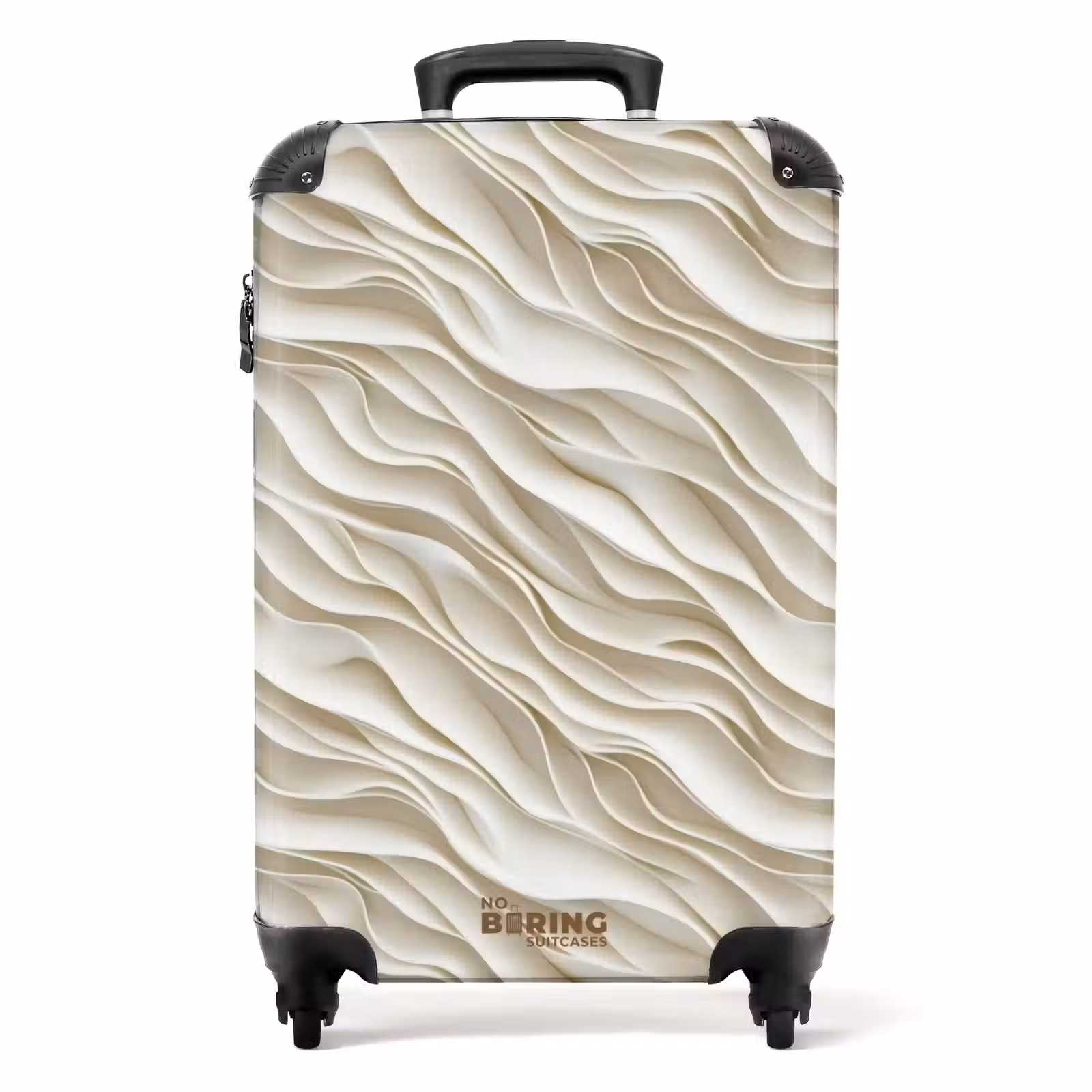 Valise - Vagues - Blanc - Minimaliste — 1