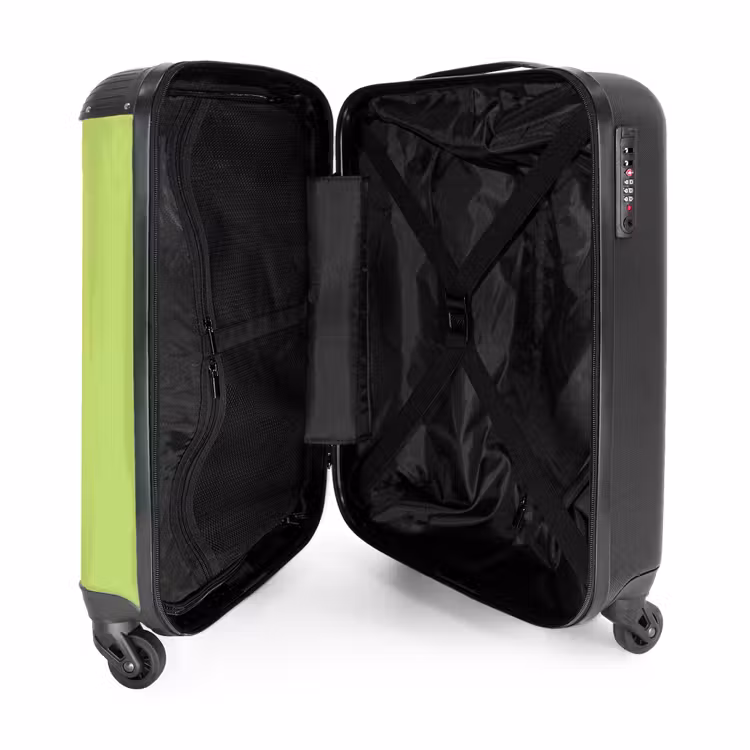 Valise - Grl pwr - Vert - Rouge - 3D — 5