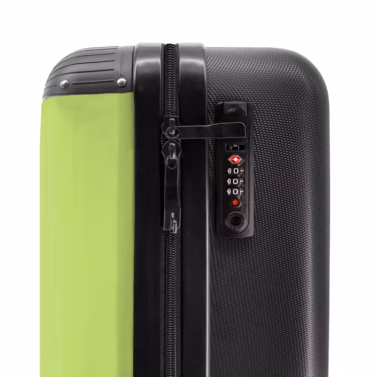 Valise - Grl pwr - Vert - Rouge - 3D — 6
