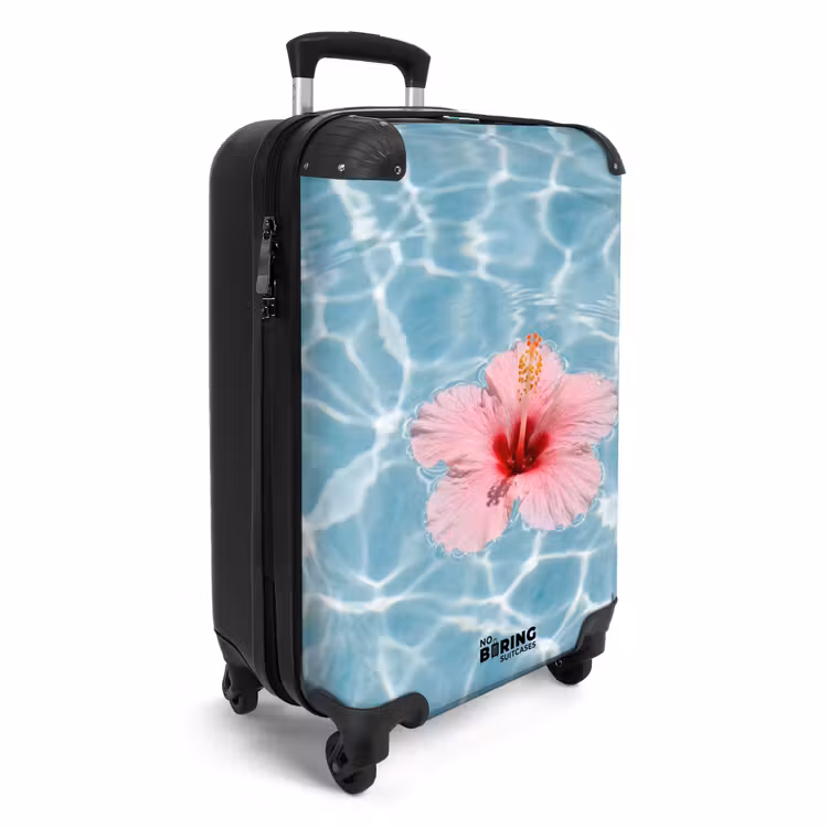 Valise - Hibiscus - Eau - Rose — 2
