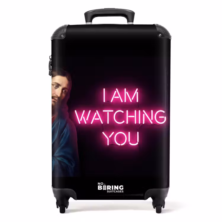 Valise - Homme - Texte - Néon — 1