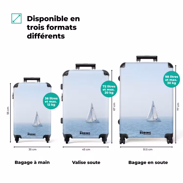 Valise - Horizon - Voilier - Mer — 3