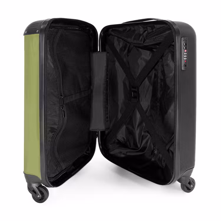 Valise - Je déteste tout le monde - Vert - Rétro — 5