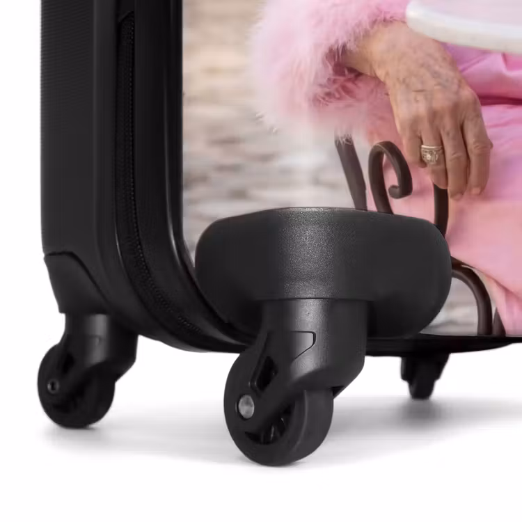 Valise - Manteau du matin - bigoudis - rose — 7
