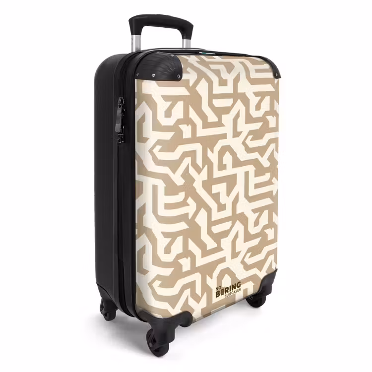 Valise - Moderne - Abstrait - Beige — 2