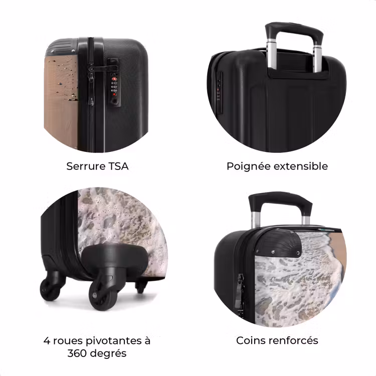 Valise - Pas - Ligne de marée - Mer — 8