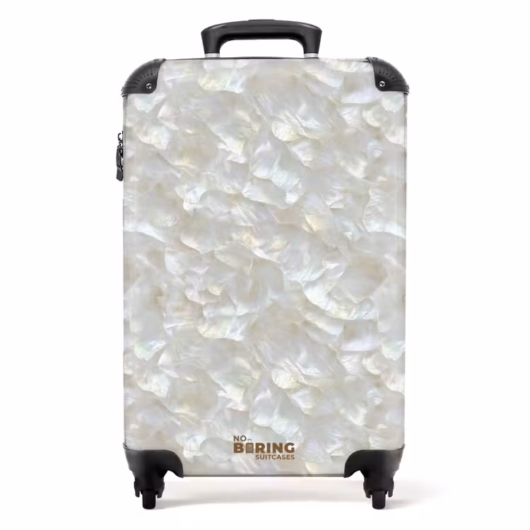 Valise - Perle brillante - Blanc - Coquille — 1