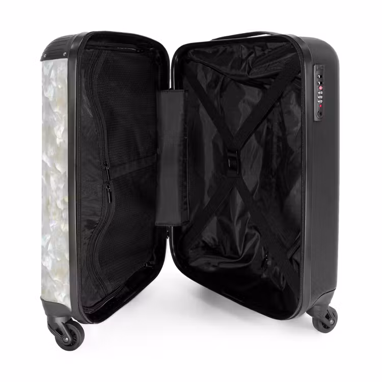 Valise - Perle brillante - Blanc - Coquille — 5