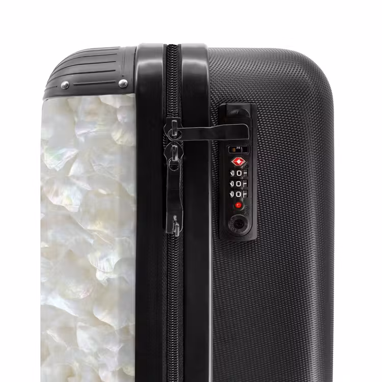Valise - Perle brillante - Blanc - Coquille — 6