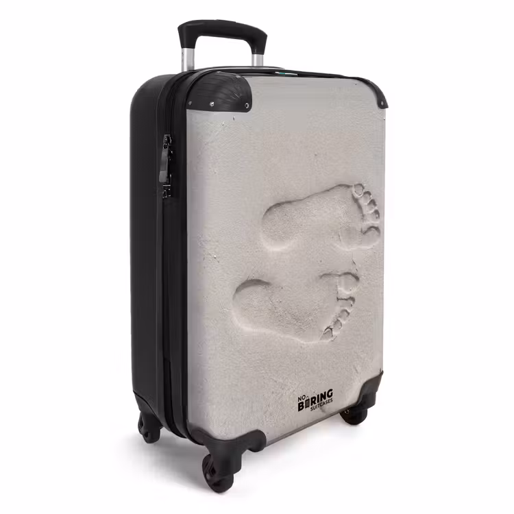 Valise - Pieds - Empreintes - Sable — 2
