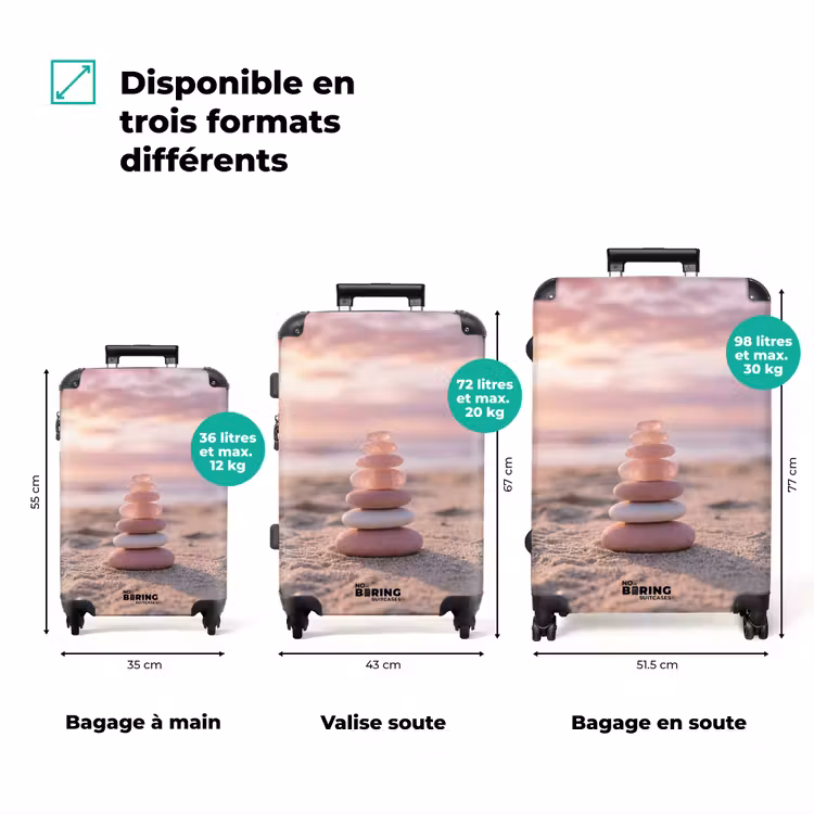 Valise - Pierres - Sable - Rose — 3